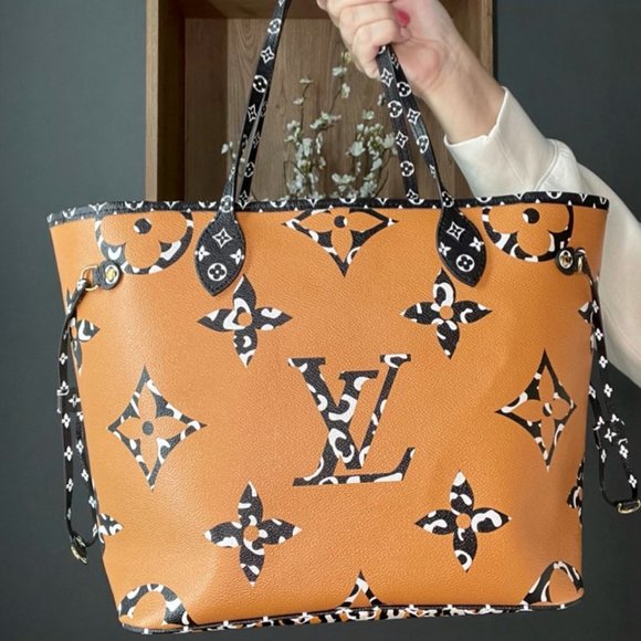 Louis Vuitton  Monogram Giant Jungle Neverfull MM Ivory - Picture 1 of 6